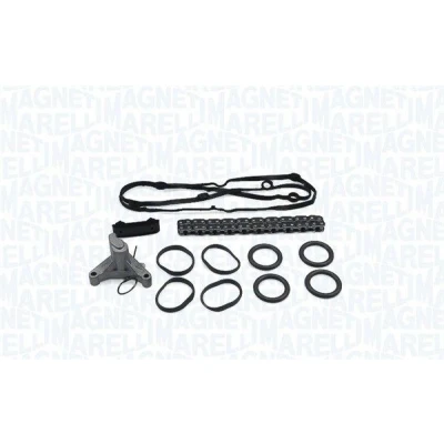 Abbildung von MAGNETI MARELLI 341500000460 Steuerkettensatz mit Dichtungen ohne Schraubensatz Kette geschlossen, Simplex PEUGEOT: 308 I Schrägheck, SW