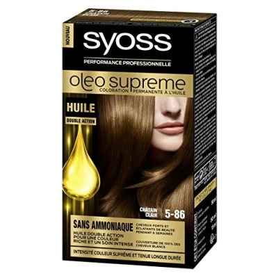 Abbildung von Syoss Oléo Suprême Permanente Haarfarbe 5 86 Hellbraun