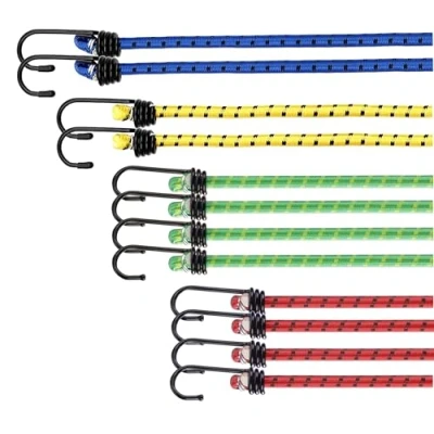 Abbildung von 60x Allzweck Gepäckspanner Set in versch. Längen für Camping &amp; Auto Fahrrad Spanngurte Spanngummi