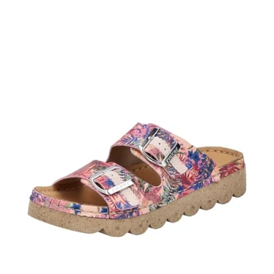Abbildung von Rieker Pantolette Sommerschuh, Schlappen, Hausschuh mit verstellbaren Schnallen
