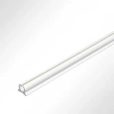 Abbildung von LYSEL® Kederschiene Kederleiste Kederprofil Kunststoff Elfenbein 90 Länge 1m für Keder 5,5 7,5mm
