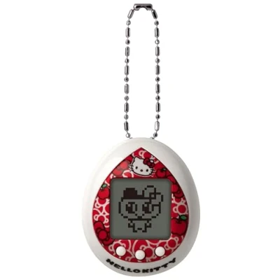 Abbildung von Bandai Tamagotchi Nano Hello Kitty Rote Version Interaktives Tier Kleines Format Virtuelles Haustier zum Aufziehen Lizenz Kinderspielzeug ab 8 Jahren NT90166