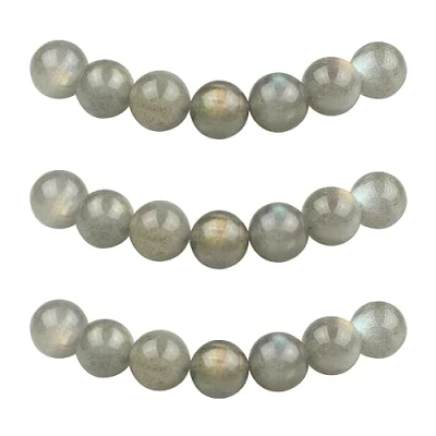 Abbildung von MJDCB Perlen zum Auffädeln 4mm 85 stück Labradorit Halbedelsteine mit Loch Natürliche Lose Runde Steinperlen für Herstellung Schmuck Armbänder Halsketten