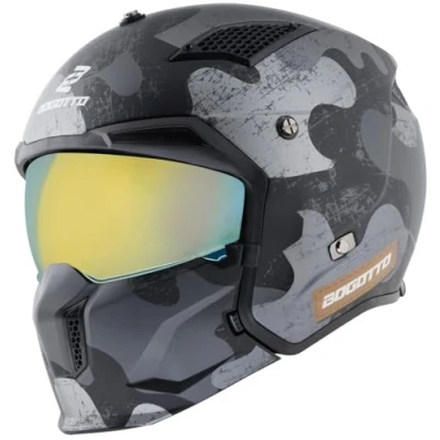 Abbildung von Bogotto Radic Camo 22.06 Helm, schwarz/matt, M