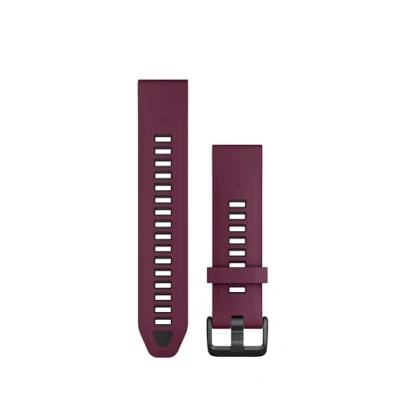 Abbildung von Garmin QuickFit, 20 mm Merlot/Graphit Silikonband