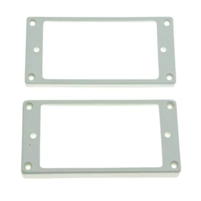Abbildung von KAISH Humbucker Tonabnehmer Ring, flacher Boden, für Epiphone LP Gitarre, Weiß, 2 Stück