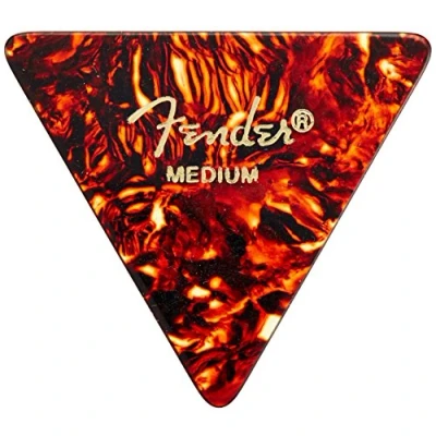 Abbildung von Fender 098 0355 800 355 Shape Picks, 12 Count, Shell, Medium