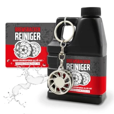 Abbildung von Duschgel für Männer im Deko Kanister 200ml Bath &amp; Body Geschenk Ölkanister Form (Duschgel Motiv Bremsbackenreiniger)