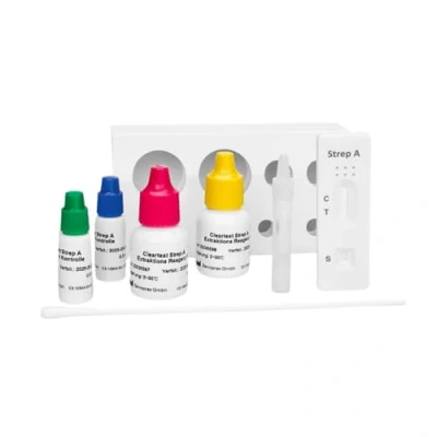 Abbildung von CLEARTEST Streptokokken Schnelltest Strep A Teststreifen für den Rachenabstrich, Spar Set, 10 tlg., Infektionsprävention, Schneller Nachweis von Infektionen