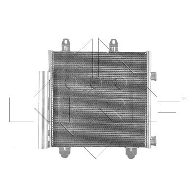 Abbildung von NRF 350231 Klimakondensator mit Trockner, Dichtring EASY FIT 14,4 11,1 Aluminium 350 R 134 PEUGEOT: 108 Schrägheck