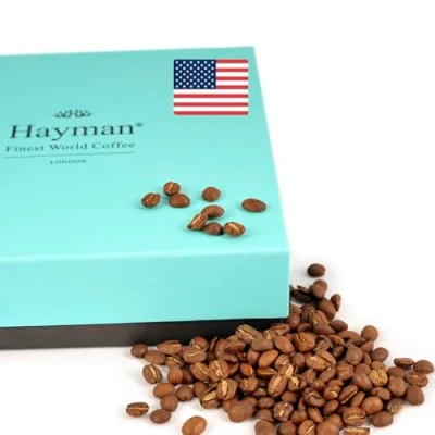 Abbildung von 100% Kona Kaffee aus Hawaii Geröstete Bohnen Röststufe: Mittlere, Anzahl von Einheiten: 1 x 200g/7oz