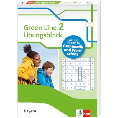 Abbildung von Green Line 2 Bayern Klasse 6 Übungsblock zum Schulbuch: 150 Rätsel zu Grammatik und Wortschatz (Green Übungsblock)
