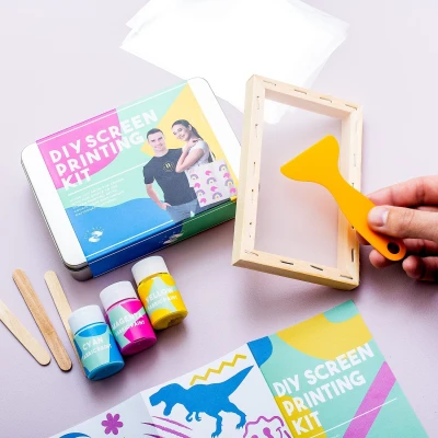 Abbildung von Gift Republic DIY Siebdruck Set alles, was Sie brauchen, in einer Dose