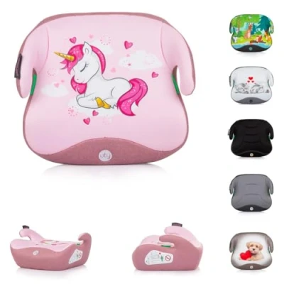 Abbildung von Chipolino Kindersitzerhöhung i Size Uty (125 150cm) Gruppe 3, Bezug waschbar, Farben:rosa