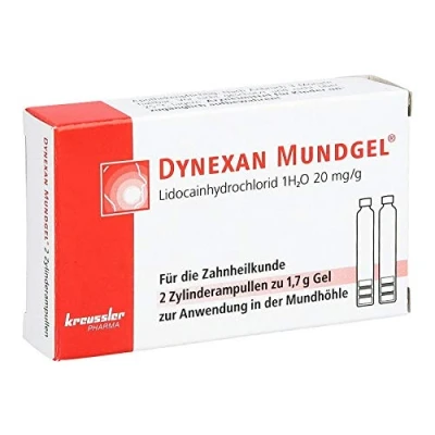 Abbildung von Dynexan Mundgel Zylinderampullen 2X1,7 g