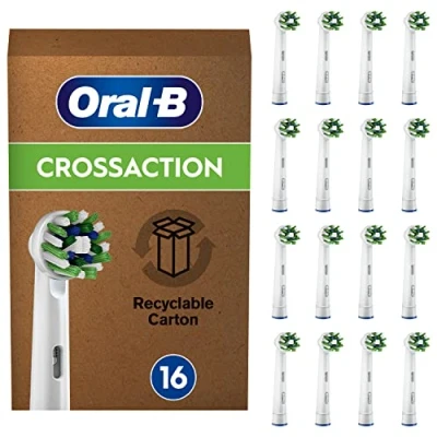 Abbildung von Oral B Aufsteckbürsten Cross Action 16er FFU CleanMaximizer