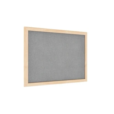Abbildung von ALLboards Filztafel mit Holzrahmenn 40x30 cm, Grau