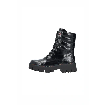 Abbildung von Rieker Snowboot/Winterstiefel, Damen, Größe: 41, Schwarz Schuhe