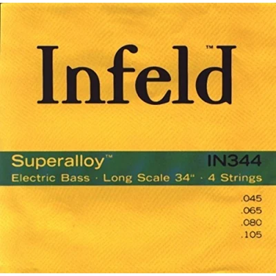 Abbildung von Thomastik Einzelsaite D .065 Stahlkern, Superalloy Umspinnung round wound IN34065 für E Bass Infeld Satz IN344, IN345, IN346