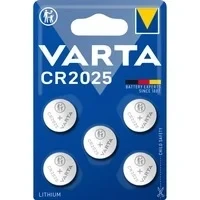Abbildung von Varta Knopf zellen akku lithium cr2025 blister von 5 battterijen 6025401415