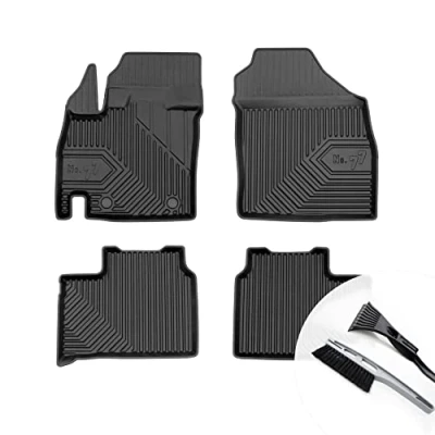Abbildung von moto MOLTICO Gummimatten Auto Fußmatten mit Rand Gummi Automatten 4 teilig Set passend für Suzuki Ignis III ab 2016