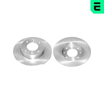Abbildung von OPTIMAL BS 6160C Bremsscheibe Hinterachse 247 9 4/6 voll beschichtet CITROËN: C4 I Schrägheck, Coupe, C3 PEUGEOT: 307 CC