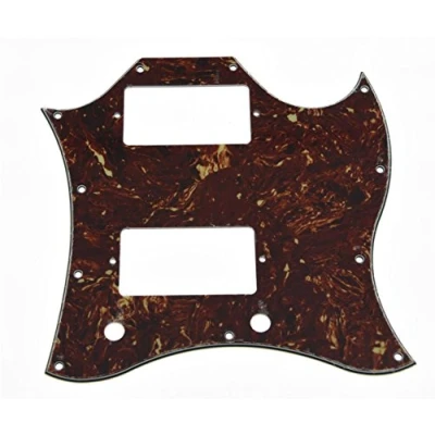Abbildung von KAISH American Standard SG Full Face Pickguard für Special Guitar Made in USA Vintage Tortoise