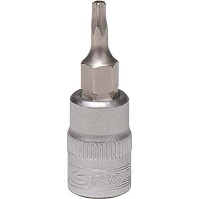 Abbildung von KS TOOLS 911.1704 Steckschlüsseleinsatz DIN 3120, ISO 1174 TS25 Chrom Vanadium Stahl mit Stirnlochbohrung