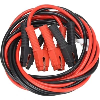 Abbildung von SURPZON Starthilfekabel 2 x 4m 900A Starterkabel Set Überbrückungskabel Batteriekabel KFZ PKW Batterie für 12 Volt/24 Volt mit Überspannungsschutz