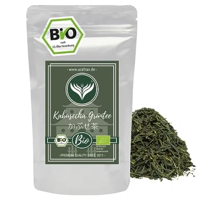 Abbildung von Azafran BIO Kabuse Sencha Grüntee, japanischer Kabusecha, Grüner Tee lose Japan 250g