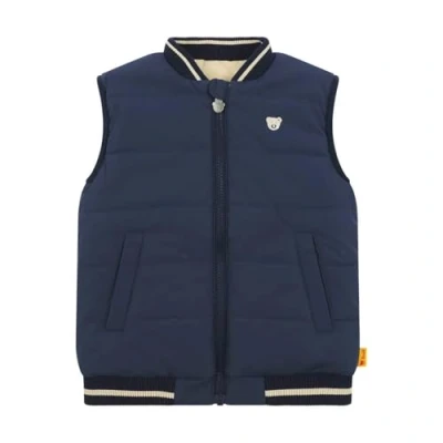 Abbildung von Steiff Wendejacke EU Größe 98 peacoat, Outdoor Wende Jacke, Übergangsjacke für Frühling Sommer, Kinderjacke 2in1 Wendejacke, warm und bequem, waschmaschinenfest