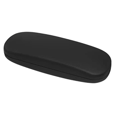 Abbildung von MoKo Hartes Brillenetui, Hardcase Brillenbox KratzfesteSonnenbrillen Lesebrille Hartschale Brillenorganizer mit Weichem Innenfutter und Brillentuch Brillenaufbewahrung für Damen Herren Schwarz