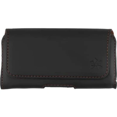 Abbildung von honju horizon Echtleder Gürtel Tasche für Apple iPhone 13 Pro Max / 12 11 Xs [Echtes Rindsleder, Handytasche mit Gürtelschlaufe, Magnetverschluss]