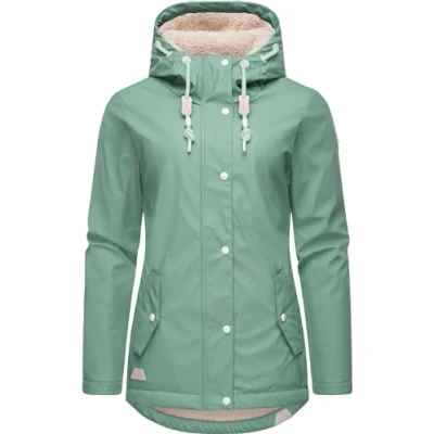 Abbildung von Ragwear Regenjacke Marge warm gefütterter Damen Winter Regenmantel