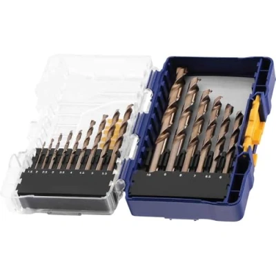 Abbildung von Irwin HSS Cobalt bor, 15 stk. 1,5 10 mm i kassette