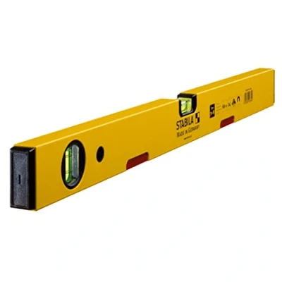 Abbildung von STABILA Magnet Wasserwaage Type 70 M, 60 cm, leichtes Alu Profil, starkes Seltenerd Magnetsystem, 1 Horizontal Libelle, Vertikal Made in Germany