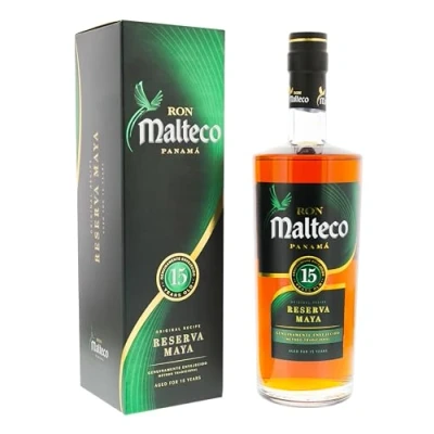Abbildung von Malteco Rum15 Jahre I Reserva Maya 700 ml Flasche 40 % Volume 15 alter Brauner Rum