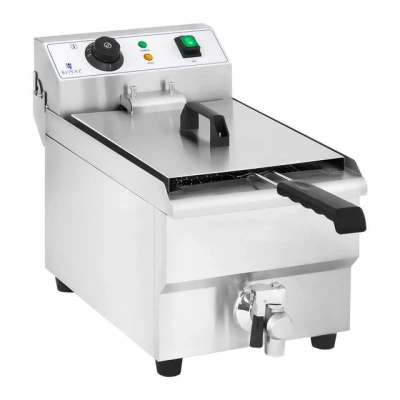 Abbildung von Royal Catering Fritteuse Edelstahl Kaltzone Fritöse Gastro Profi Elektro Friteuse 10, 3000 W