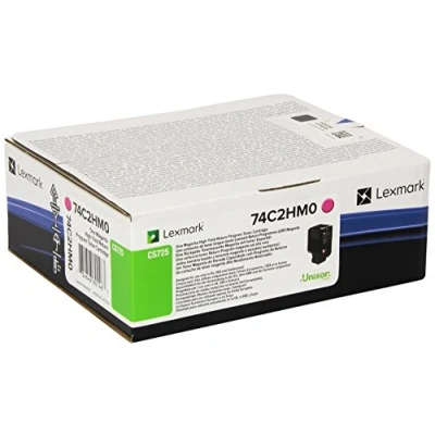 Abbildung von Lexmark 74C2HM0 Magenta Toner Hohe Kapazität