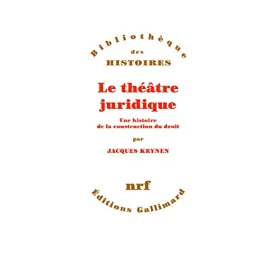 Abbildung von Le théâtre juridique: Une histoire de la construction du droit