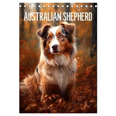Abbildung von Australian Shepherd (Tischkalender 2025 DIN A5 hoch), CALVENDO Monatskalender