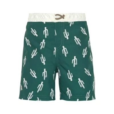 Abbildung von LÄSSIG Baby Kinder UV Badehose Badeshort mit integrierter Schwimmwindel/Board Shorts Cactus green, 13 18 Monate, Größe: 86