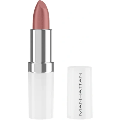 Abbildung von Manhattan Lasting Perfection Satin Lipstick 880 Sunset Rose, Lippenstift für intensive, langanhaltende Farbe und feuchtigkeitsspendende Pflege