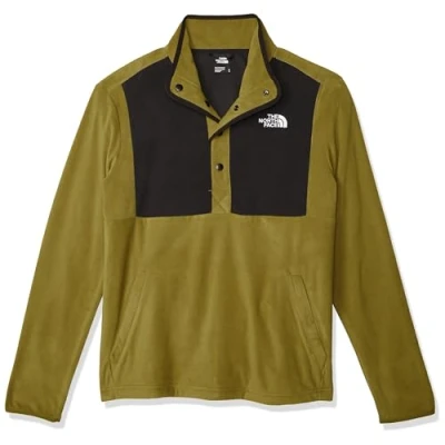 Abbildung von THE NORTH FACE Snap Neck Pullover Sulphur Moss/Tnf Black XL