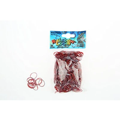 Abbildung von Rainbow Loom Elastikband, Medieval, Rot
