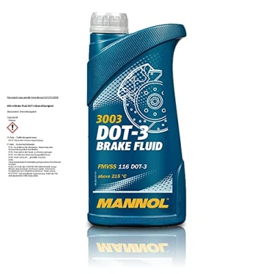 Abbildung von MANNOL Brake Fluid DOT 3 MN3003 05 Bremsflüssigkeit 500