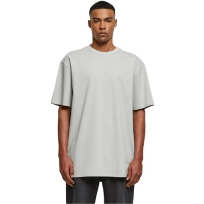 Abbildung von Urban Classics Triangle Tshirt basic, Herren, Größe: Large, Lightasphalt