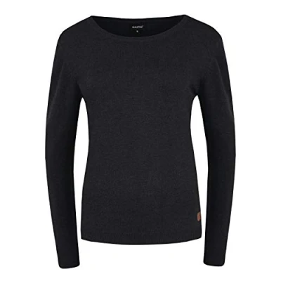 Abbildung von Oxmo Oxedda Strickpullover, Damen, Größe: Small, Dar grey m