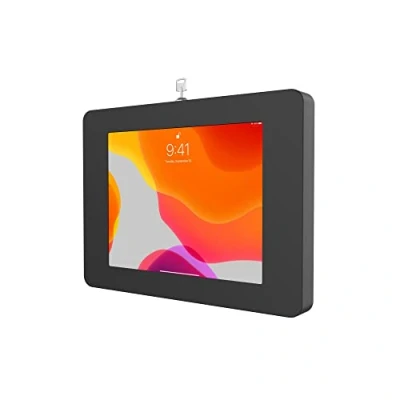 Abbildung von CTA Verriegelbare iPad Wandhalterung Diebstahlschutz, kleines abschließbares Tablet Gehäuse mit Tastensperre und Kabelführung innen für Mini 1, 2, 3, 4, 5, 6, Samsung Tab A 8 Zoll, Lenovo
