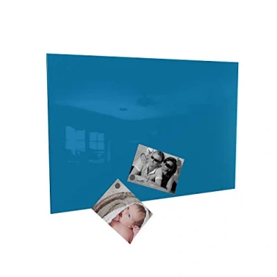 Abbildung von Magnettafel Magnetwand (verschiedene Größen und Farben) inklusive 10 Magnete Made in Germany (40 x 60 cm, blau)